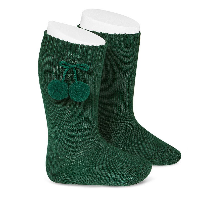 Calzino alto con pompon Condor AI - Borotalco Baby