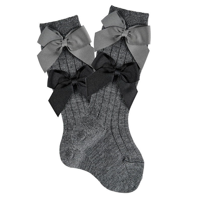 Calzino con doppio fiocco Condor AI - Borotalco Baby