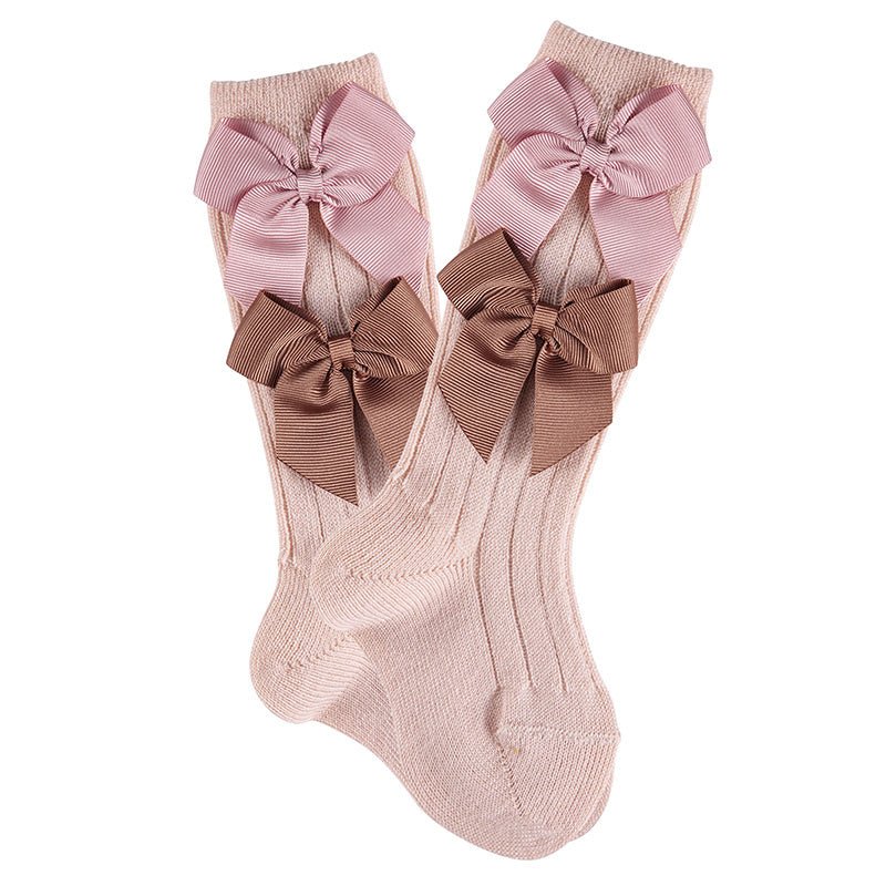 Calzino con doppio fiocco Condor AI - Borotalco Baby