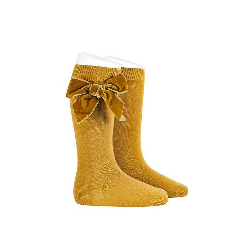 Calzino con Fiocco in velluto Condor AI - Borotalco Baby