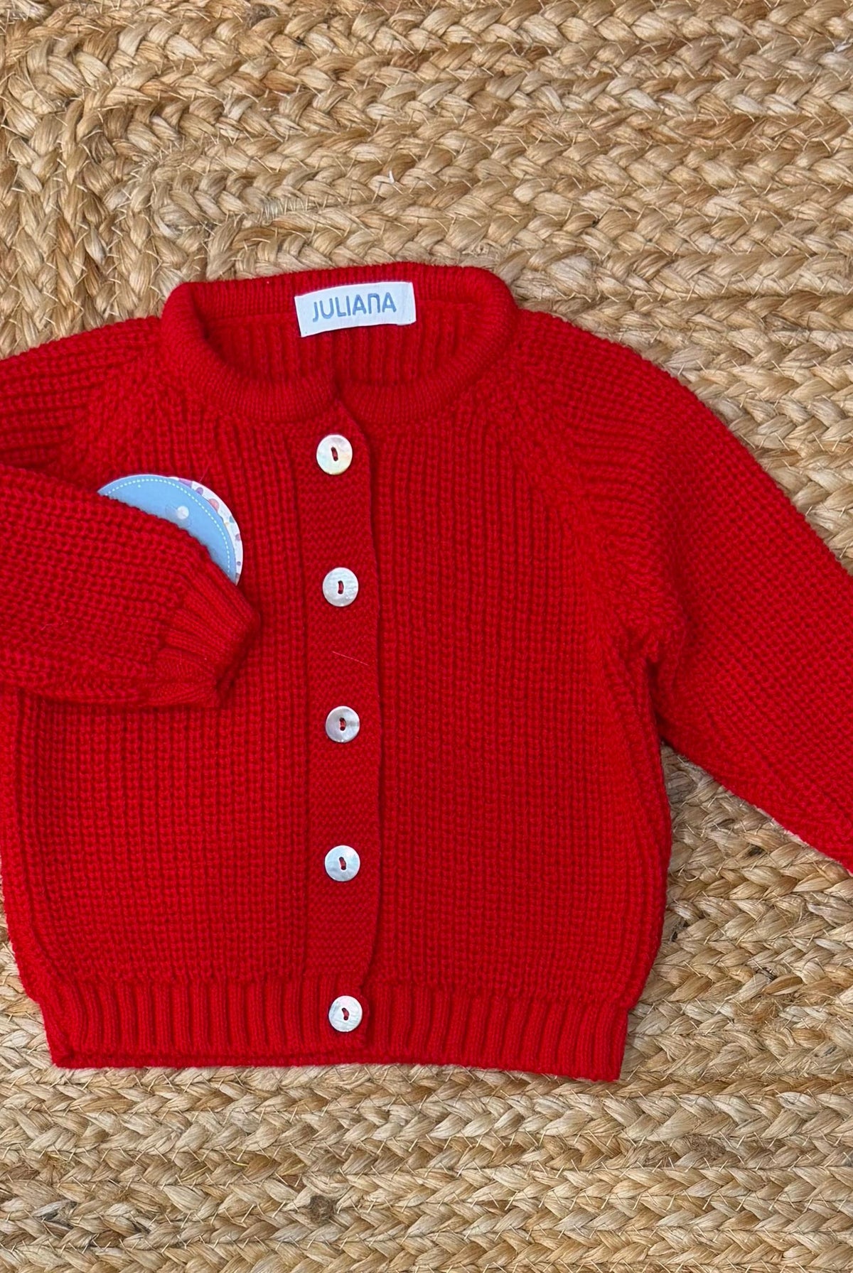 Cardigan in maglia bambina Sabbia vigorè Cardigan in maglia bambina Sabbia vigorè