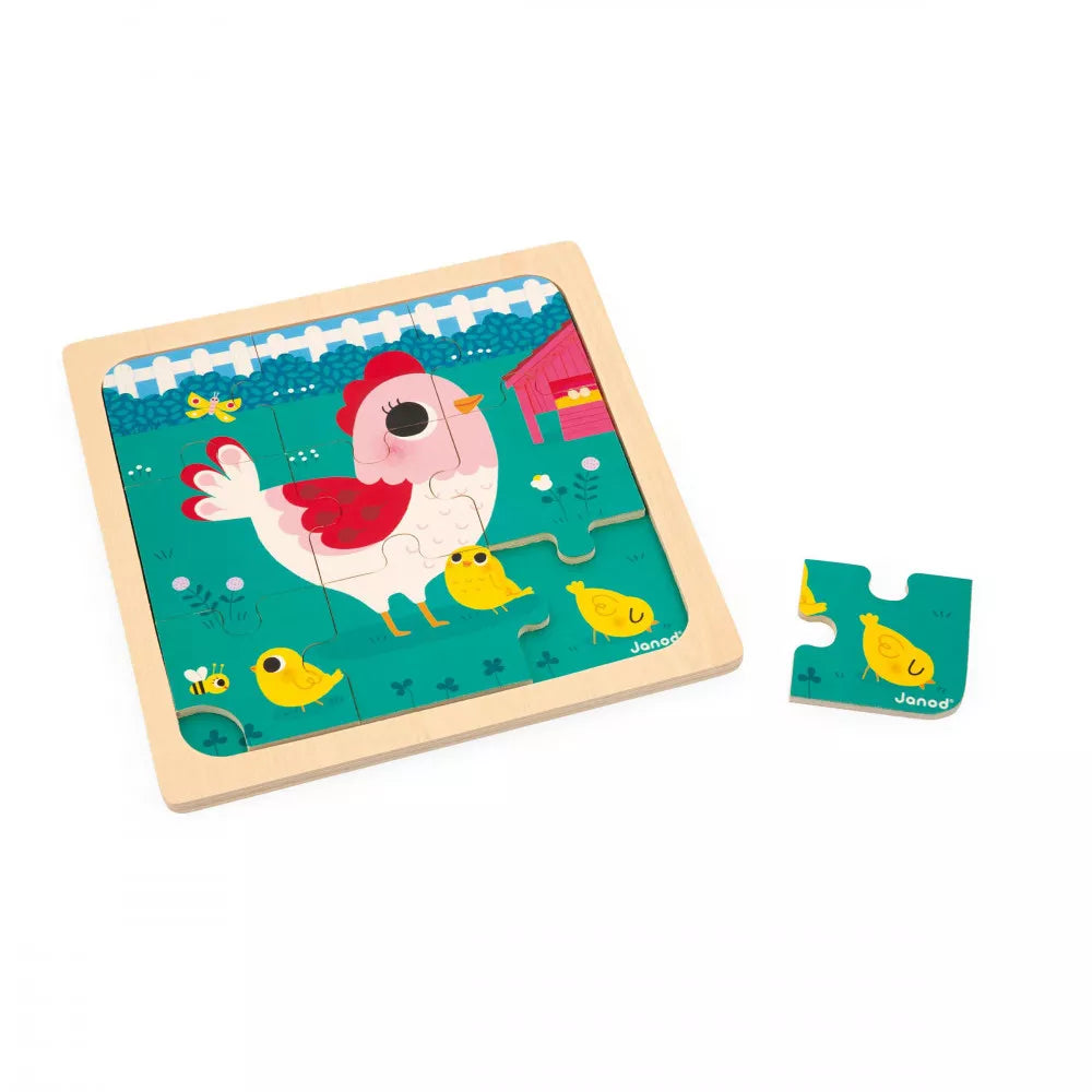 Puzzle in legno Janod – Borotalco Baby